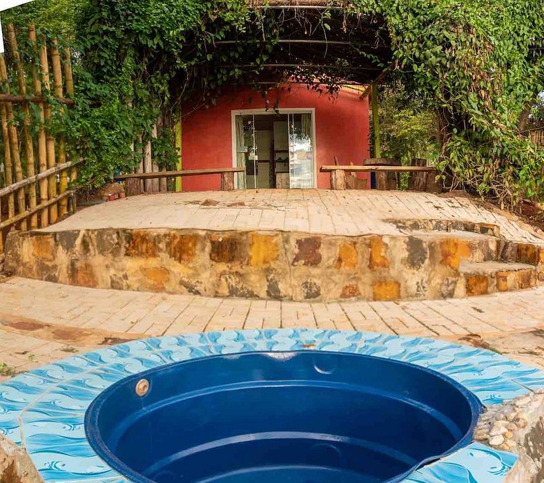 LIinda casa com pequena piscina em Capanema no Parana.